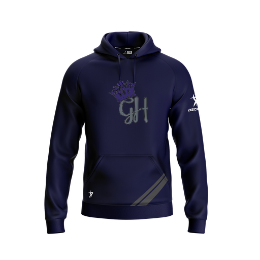 [FOLHSMNV-YXS-LOGO2] Decker Summit Hoodie (Youth XS, Navy, Logo 2)