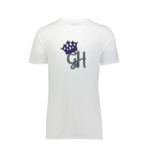 [FTSCUBWH-YS-LOGO2] Decker Youth Tri-Blend T-Shirt - Short Sleeve (Youth S, White, Logo 2)