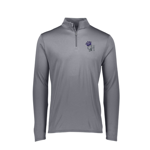 [FTLQFLGY-FAXS-LOGO2] Decker Women's Flex-Lite 1/4 Zip Shirt (Female Adult XS, Gray, Logo 2)