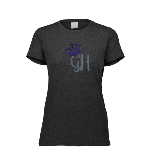 [FTSCUBBK-FAXS-LOGO2] Decker Women's Tri-Blend T-Shirt - Short Sleeve (Female Adult XS, Black, Logo 2)