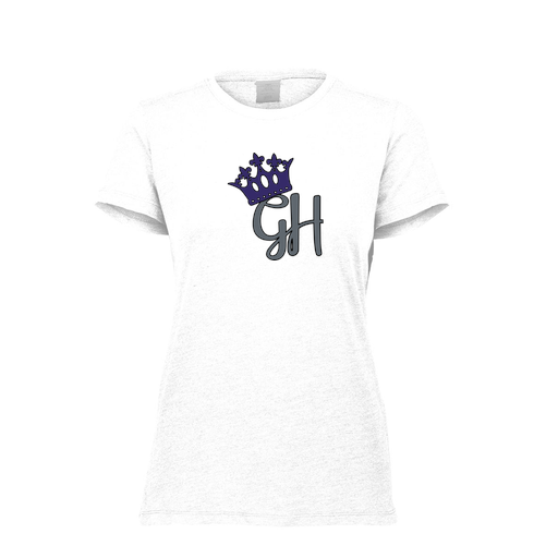 [FTSCUBWH-FAXS-LOGO2] Decker Women's Tri-Blend T-Shirt - Short Sleeve (Female Adult XS, White, Logo 2)