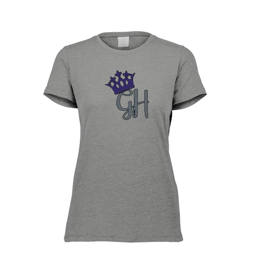 [FTSCUBGY-FAXS-LOGO2] Decker Women's Tri-Blend T-Shirt - Short Sleeve (Female Adult XS, Gray, Logo 2)