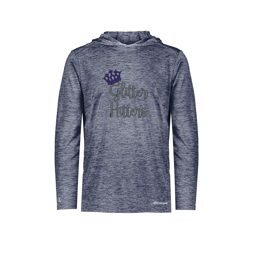 [FOLHCGNV-AS-LOGO1] Decker Men's Charge Hoodie (Adult S, Navy, Logo 1)