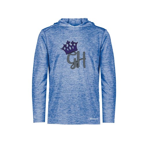 [FOLHCGRY-AS-LOGO2] Decker Men's Charge Hoodie (Adult S, Royal, Logo 2)