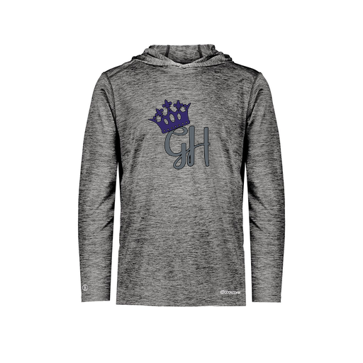 [FOLHCGBK-YS-LOGO2] Decker Youth Charge Hoodie (Youth S, Black, Logo 2)