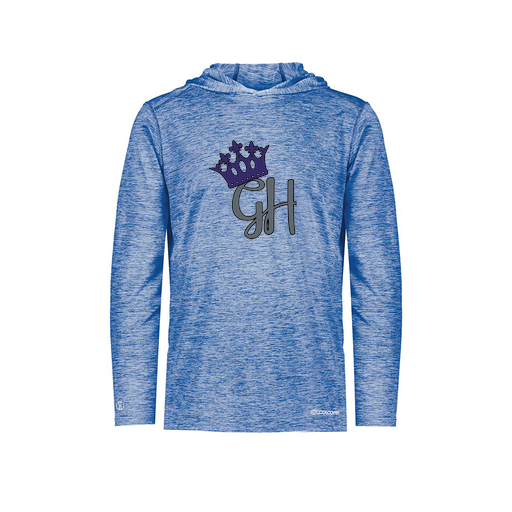 [FOLHCGRY-YS-LOGO2] Decker Youth Charge Hoodie (Youth S, Royal, Logo 2)